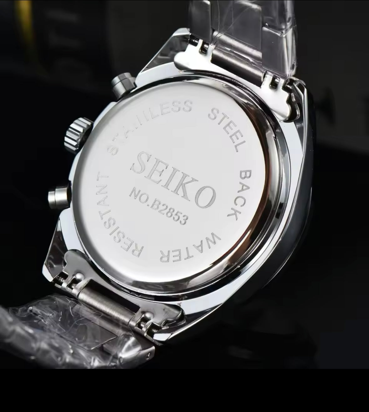 Seiko White Chrono